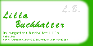 lilla buchhalter business card